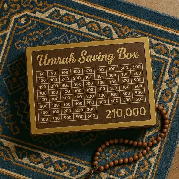 Umrah Saving Box - Box For Umrah Saving